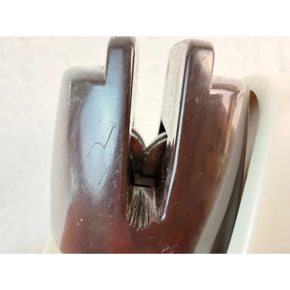 Cutco 80 Knife Sharpener Manual Pull Through Cream Brown Kitchen Tool Olean NY
